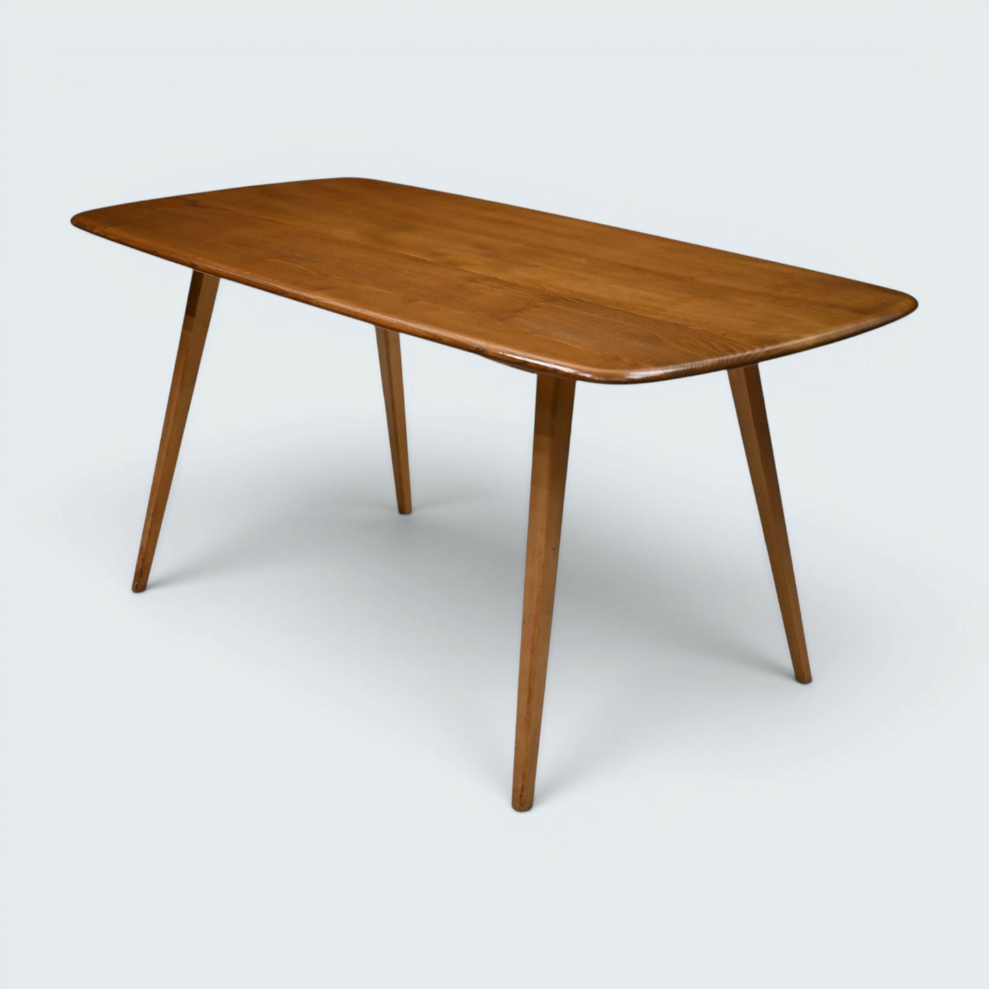 Ercol Plank Dining Table Seats 6 Vintage 5ft Long Light Finish FREE UK Delivery*