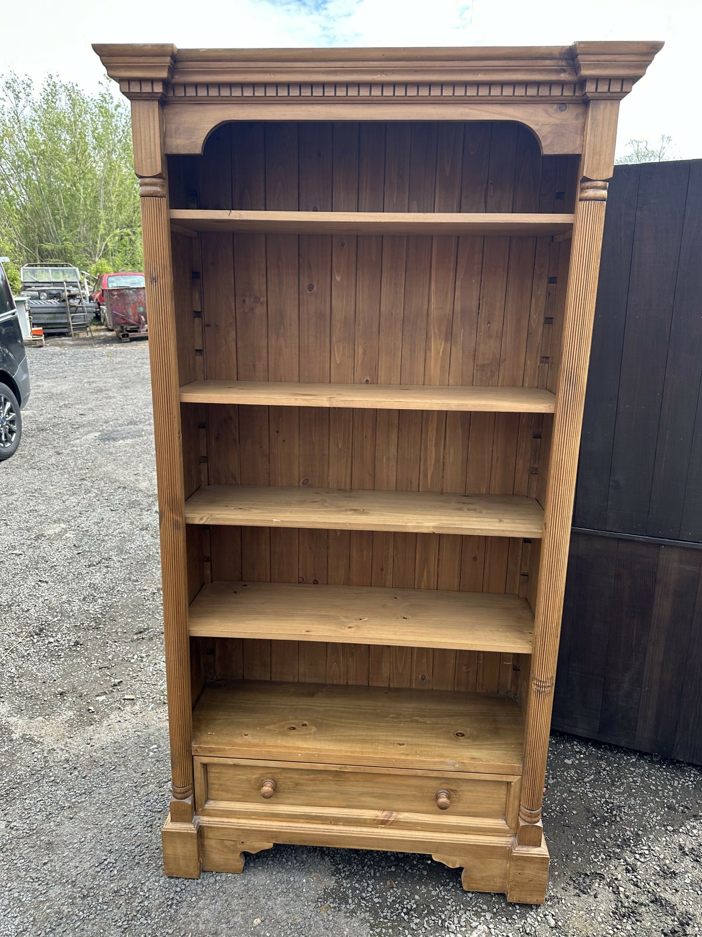 Tall Vintage Shelves