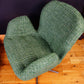 1970s Hungarian Mid Century Swivel Armchair – newly Reupholstered