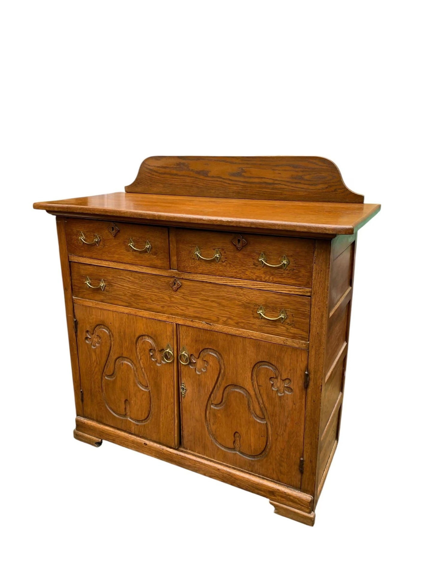 Vintage 1940’s Oak sideboard cupboard by JD Disney London