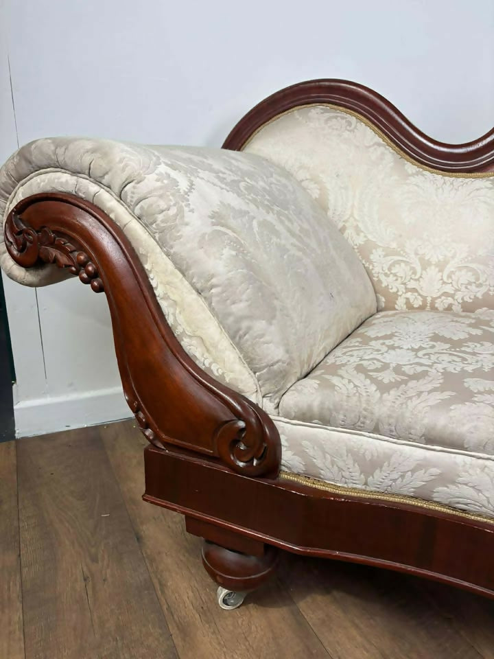 19th Century Mahogany Framed Settee