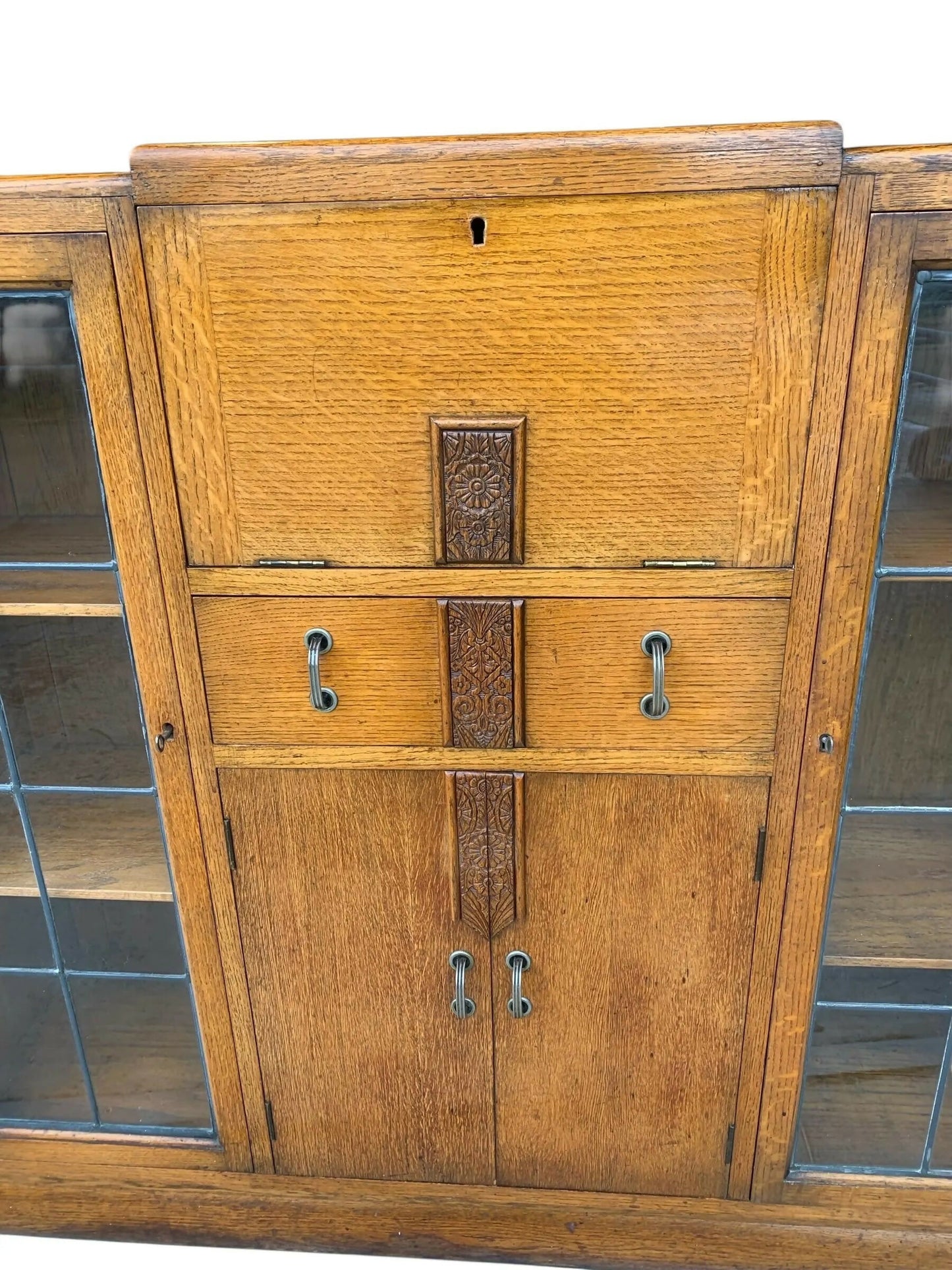 Vintage Drinks Display Cabinet Sideboard Secretarie