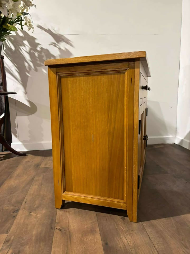 Contemporary Oak Side Cabinet