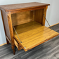 Cabinet Vintage French Louis XVI Style Oak Fall Front Carved Sideboard LOT 3779
