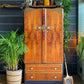 Wardrobe, Armoire, Coat Cupboard, Hallrobe, Hallway Storage, Mid Century Retro Vintage.