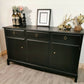 Black Vintage Stag Sideboard