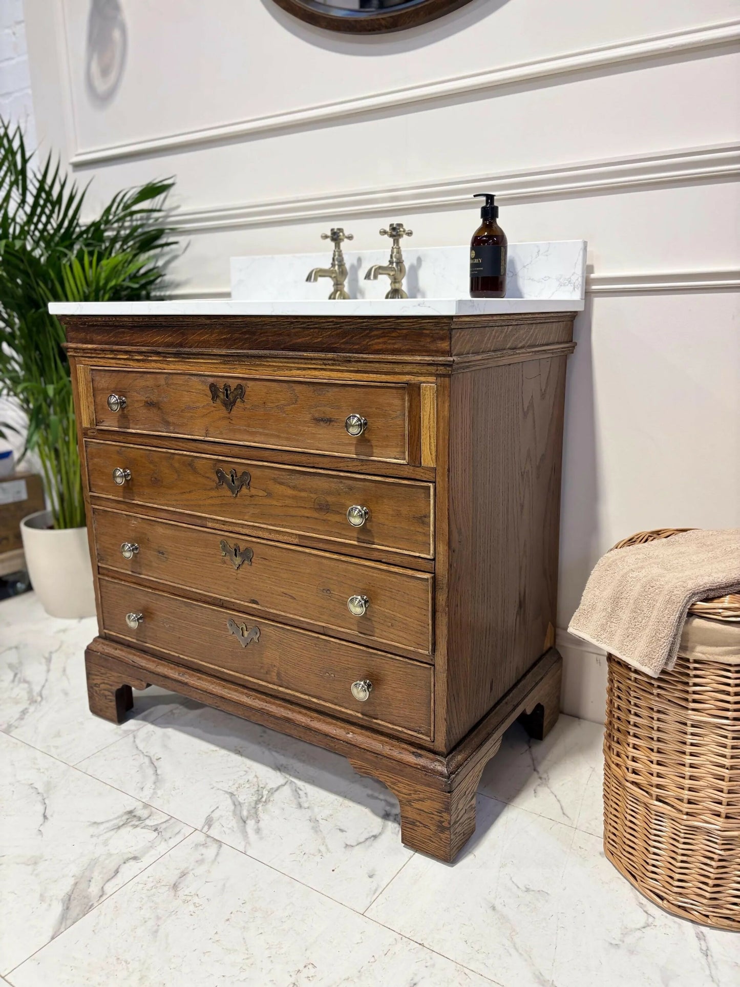 Bathroom Vanity Unit Made to Order Vanity Unit Custom Made Bathroom Furniture Antique Traditional Bathroom Washstand Basin Unit