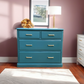 Deep Blue Serenity Chest – Golden Details for a Touch of Luxury