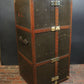 Luxury Antique Wardrobe Trunk by Goyard with Key