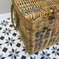 Arthur Craven Mill Basket in Wicker with Rope Handles and Lid
