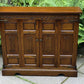 A WOOD BROTHERS OLD CHARM CARVED LIGHT OAK CD STORAGE CABINET / STAND