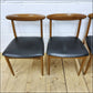 vintage dining chairs X6 ONLY teak Greaves & Thomas danish design mid century
