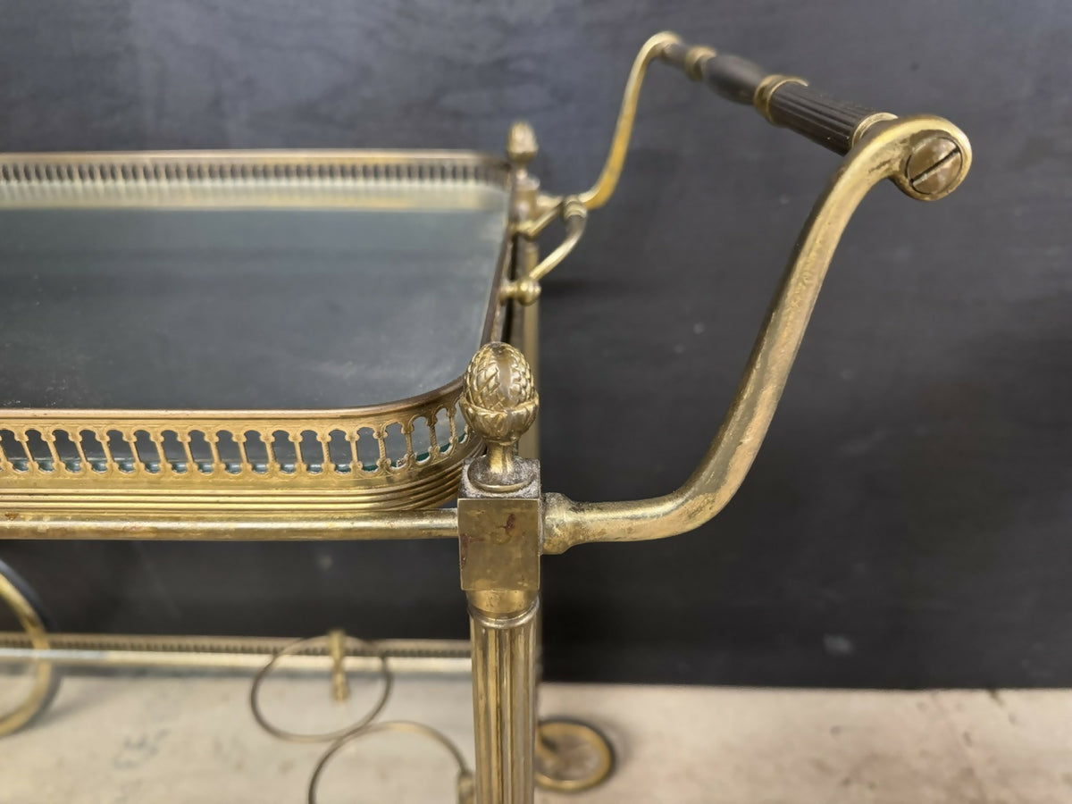 French Brass Cocktail Trolley