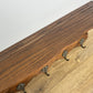 Coat Rack Vintage French Oak 6 Hooks Wall Shelf Carved Coat Hanger LOT 6550