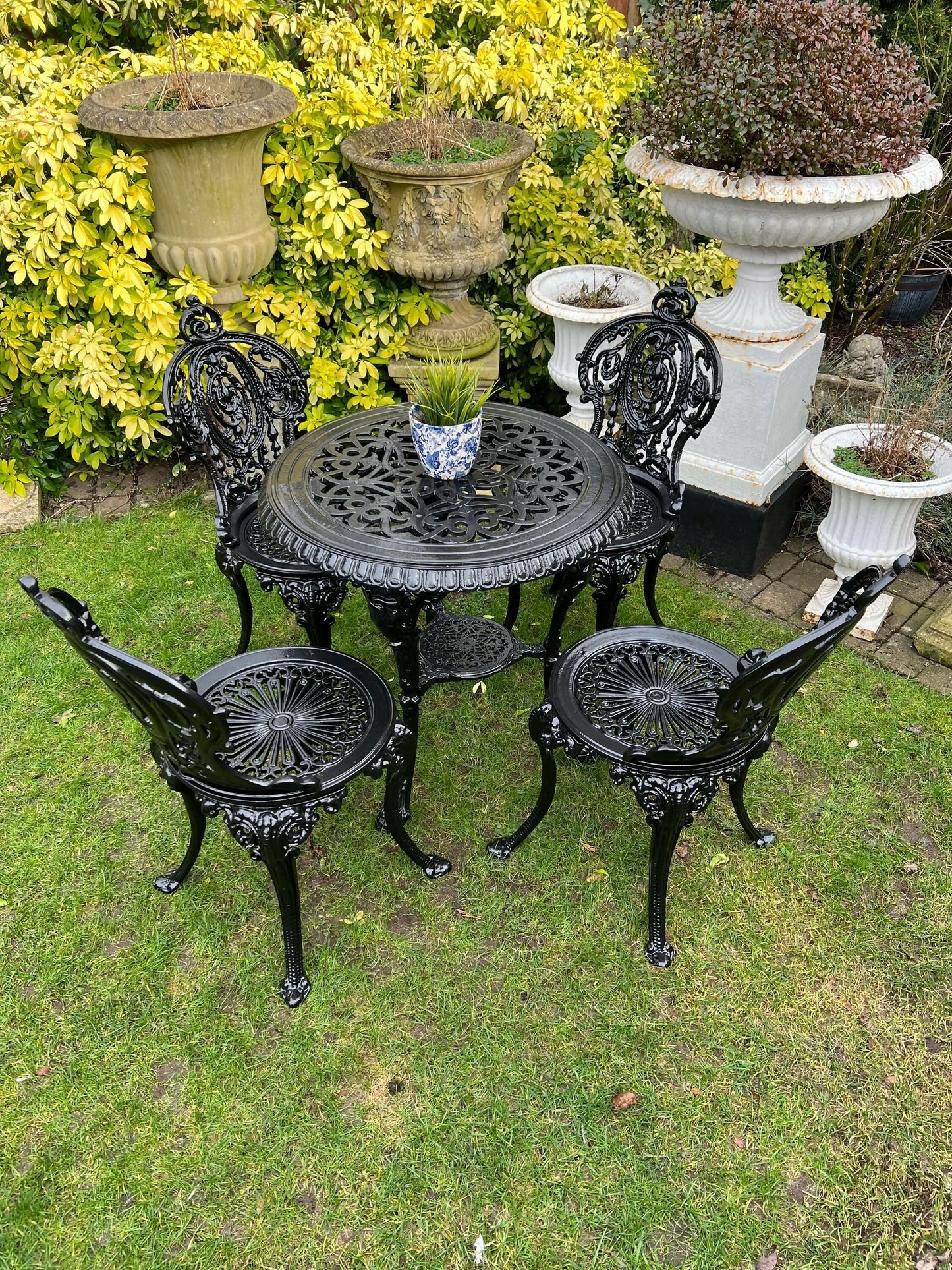 Heavy Cast Iron Britannia Patio Set