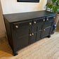 Newly refurbished solid wood sideboard black large