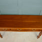 Antique Style Long Console Table - Hardwood Mahogany Finish