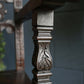 Italian Renaissance Revival Hall Oak Carved Antique Chair Carved Wainscot Throne Ecclesiastical