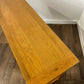 Modern Solid Oak Three Drawer Console Table