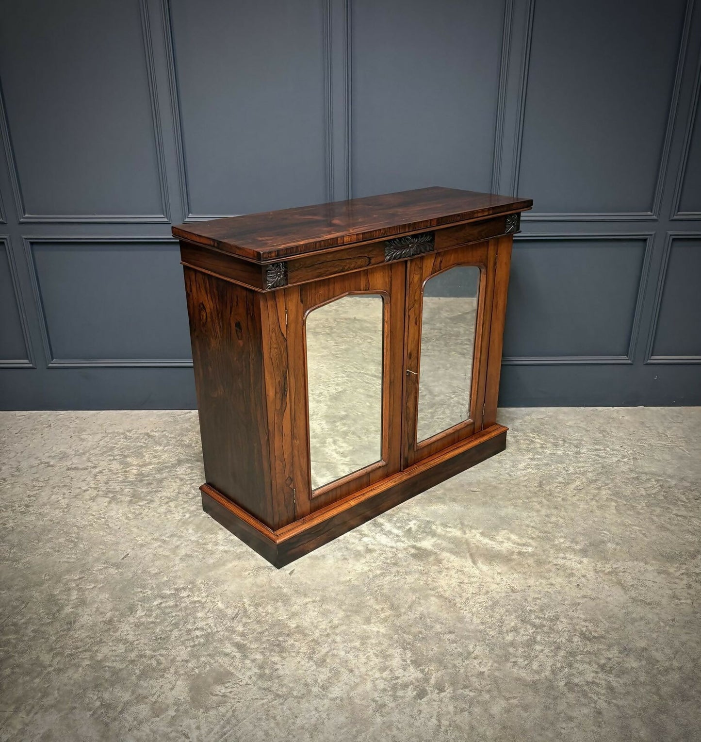 William IV Rosewood Side Cabinet