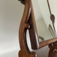 An Antique Victorian mahogany table top mirror