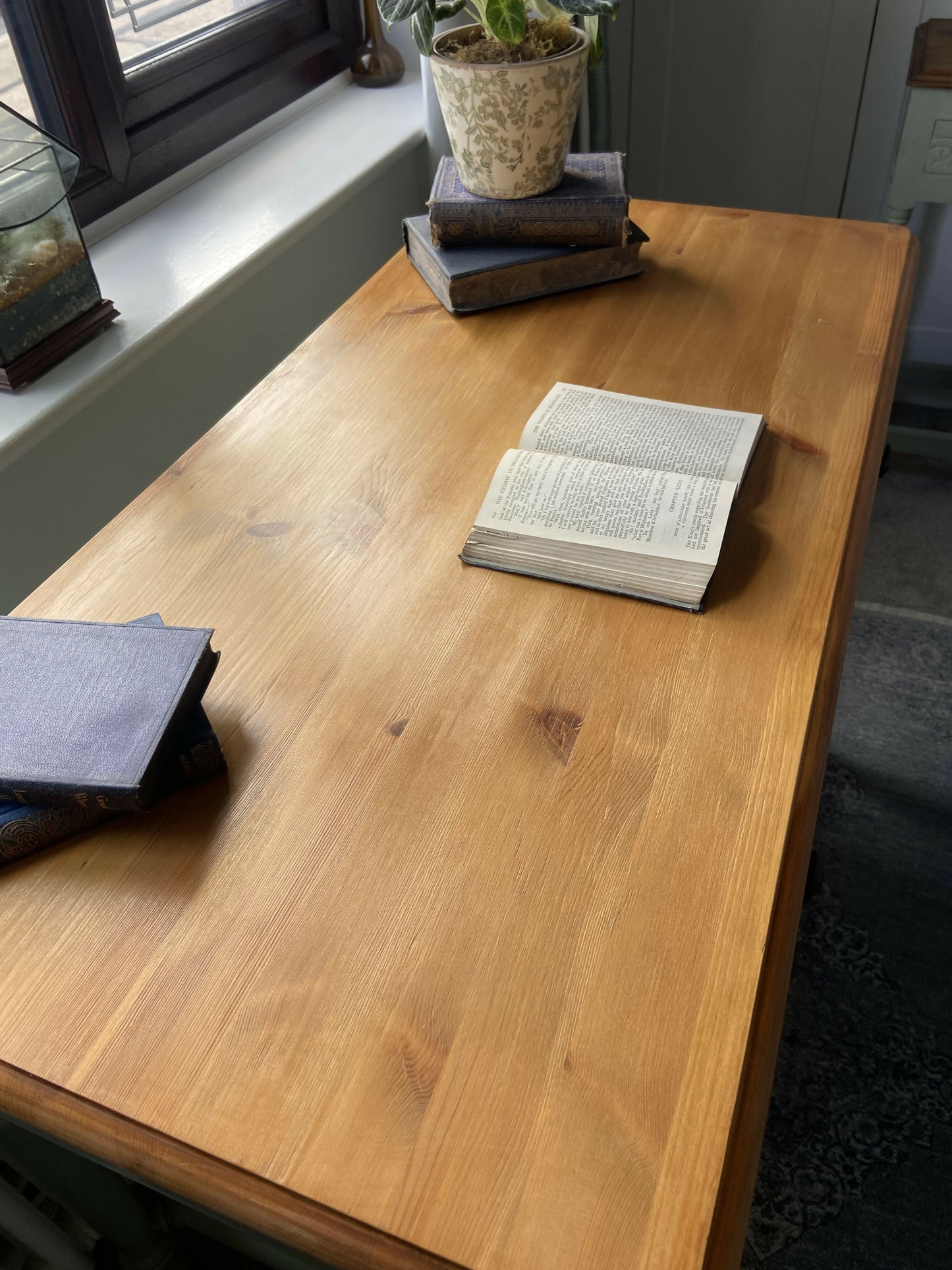 Vintage Ducal Pine Console/Dressing Table/ Desk. Painted Finish. FREE UK DELIVERY!