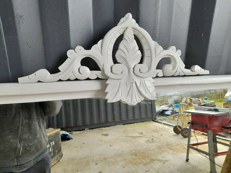 Victorian Overmantle Mirror