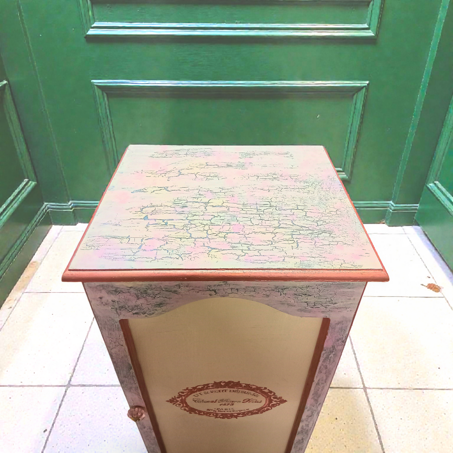 Pink Magnolia & Rose Gold Cabinet