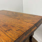 Vintage Oak Side Table With Barley Twist Legs