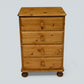 Ducal Vintage Pine Chest of 4 Drawers Antique Pine Victoria Range FREE Delivery*
