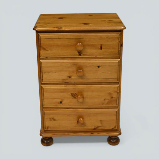 Ducal Vintage Pine Chest of 4 Drawers Antique Pine Victoria Range FREE Delivery*