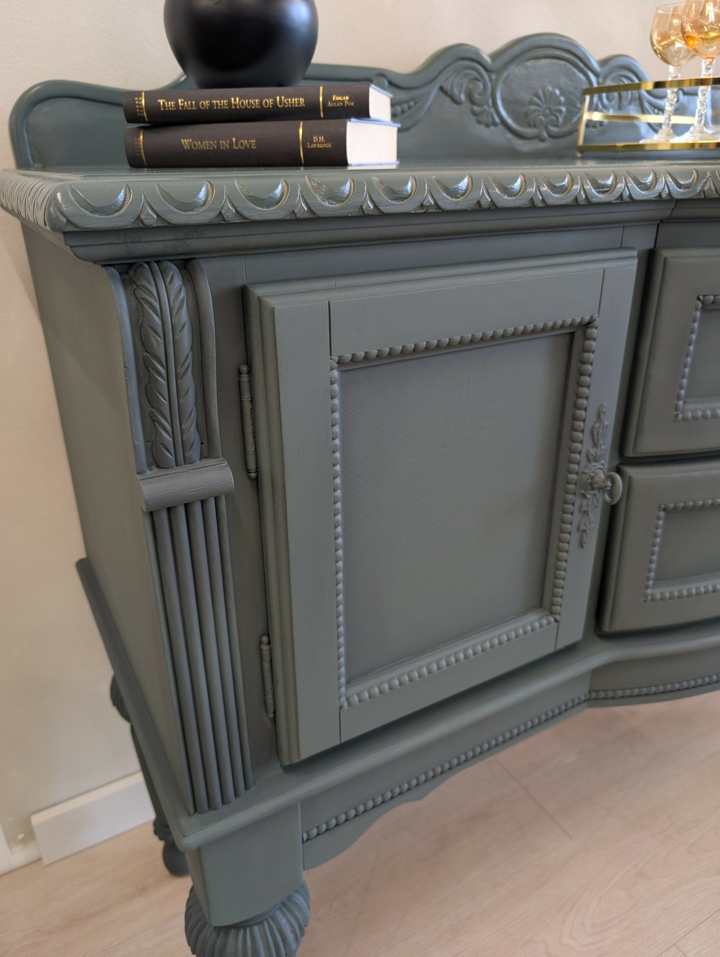 Large Detailed Vintage Sideboard