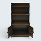 Ercol Old Colonial Waterfall Bookcase 2 Shelves Dark Finish FREE UK Delivery
