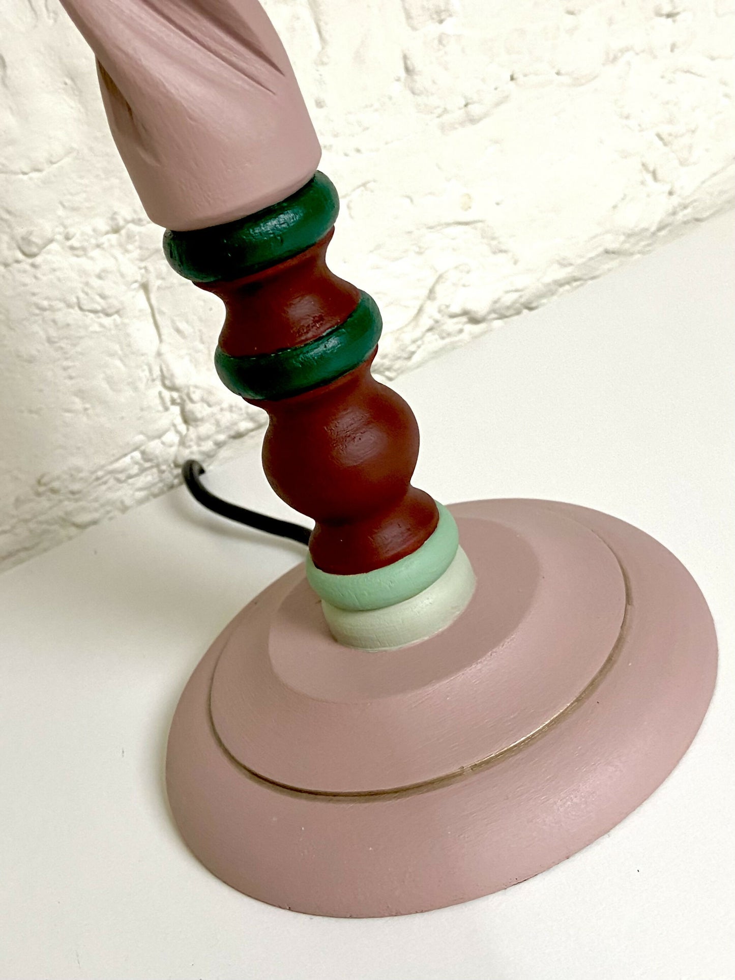 Hand painted table lamp base