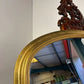 Reproduction Gilt Framed Overmantel Mirror