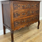 Chest of Drawers Vintage French Louis Oak 3 Drawers Carved Cabinet LOT 6252