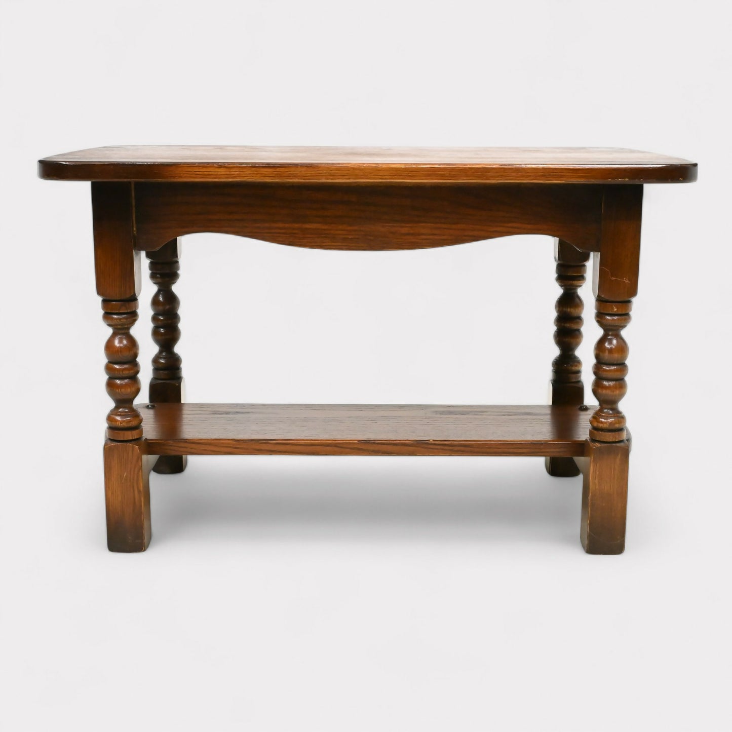Old Charm Coffee Tables Tudor Brown Tower Tier 76cm x 46cm FREE UK Delivery. SBR10882/0109E