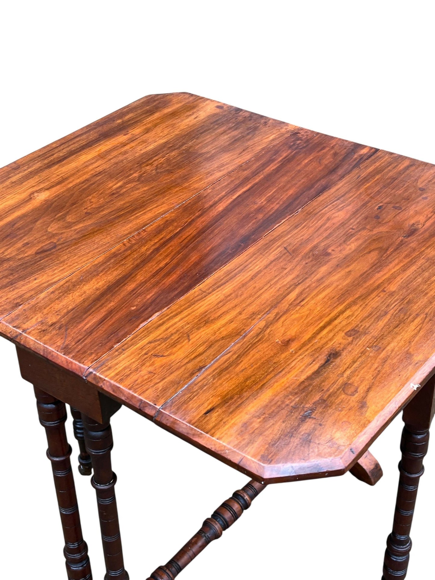 Antique Mahogany Drop-Leaf Sutherland side table