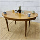 vintage dining table ONLY teak Greaves & Thomas mid century danish design