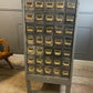 Vintage Industrial Draw Cabinet: Wine Bottle Holder Furniture