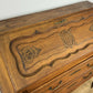 Secretaire Writing Desk Vintage French Louis Oak Rare Bureaux Cabinet LOT 6318