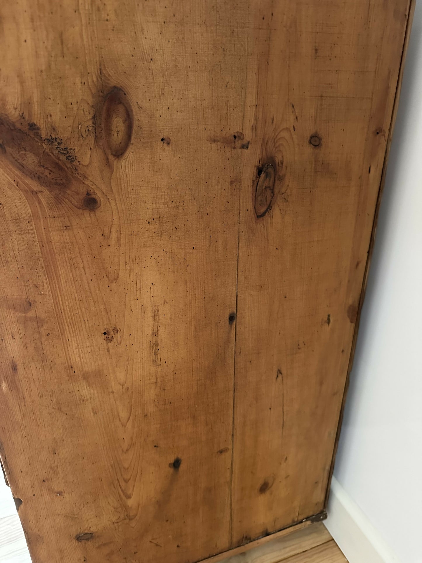 Antique Victorian Pine Chest of Drawers Rustic Solid Pitch Pine
