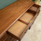 Regency Style Mahogany Sideboard Wide Bank of Drawers