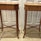 A stunning Pair of Inlaid Satinwood Georgian work tables