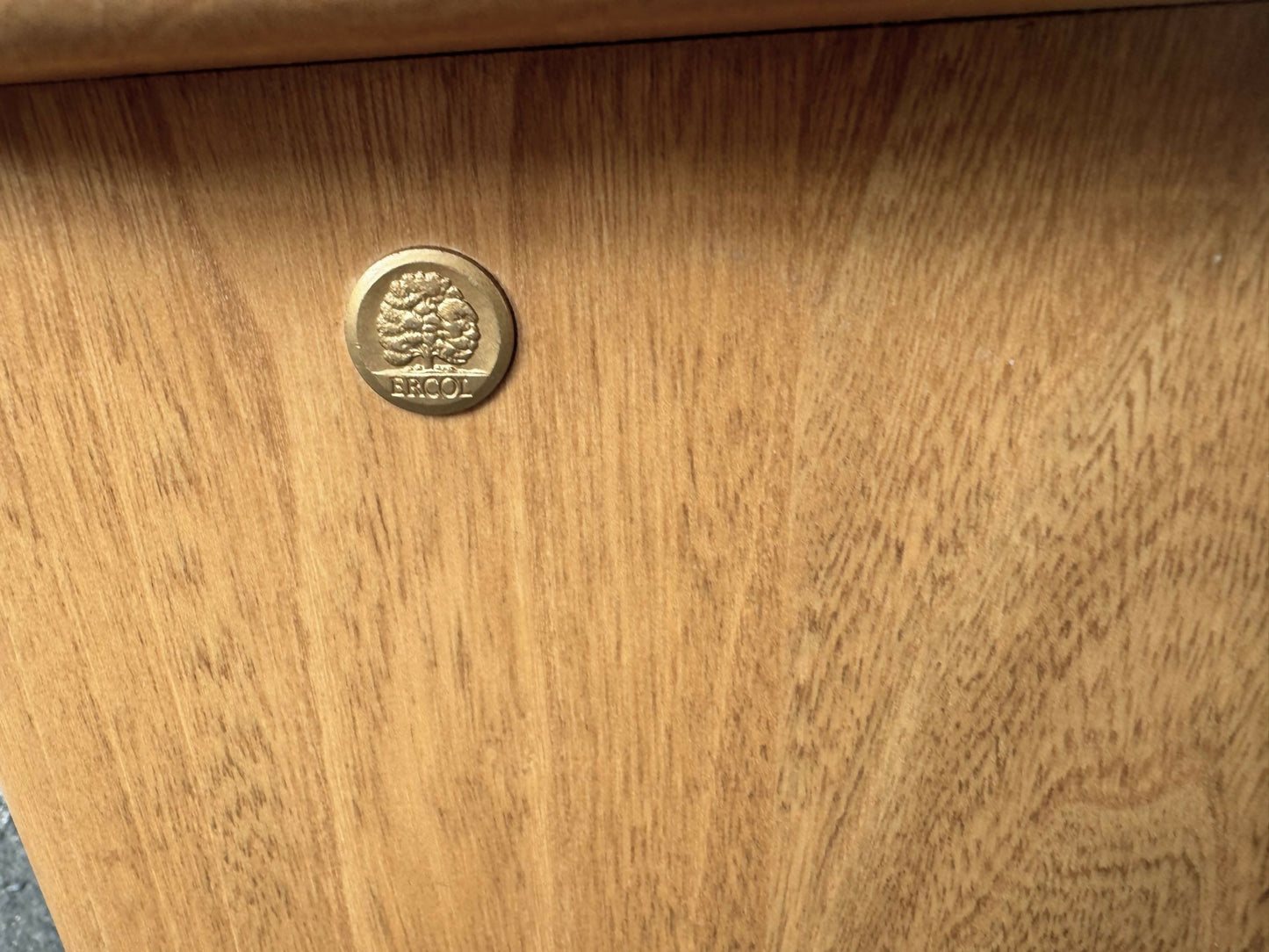 Ercol Light Elm Windsor Glass Top Coffee Table - Pandoras Box