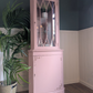 Pink corner cabinet R09041 4