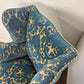 Vintage Wingback Armchair & Matching Footstool
