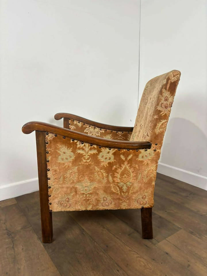 Vintage Upholstered Armchair