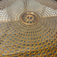 Coffee Table Vintage French Louis XIV Glass Top Ornate Cane Round Table LOT 3941