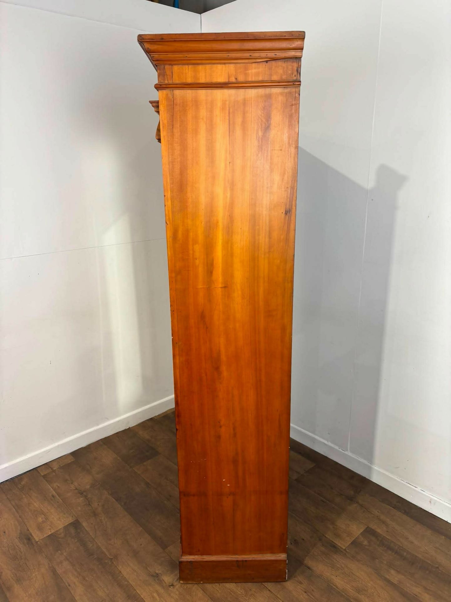 Late Victorian Satinwood Single Wardrobe